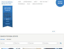 Tablet Screenshot of panfloridarealty.com